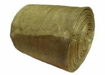 Lưới dệt kim bằng đồng thau để tách và lọc khí dầu