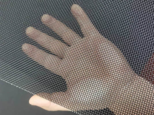 11 X 11 Chống ăn mòn Stainless Steel Security Mesh 0.8mm Sợi bột phủ
