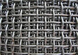 Crimped Stainless Steel Wire Mesh 0.1-8" Hole Size Customized Length