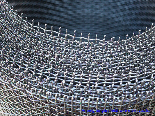 Thường xuyên dệt Crimped Wire Mesh Stainless Steel Mesh Square lỗ chống nhiệt độ cao