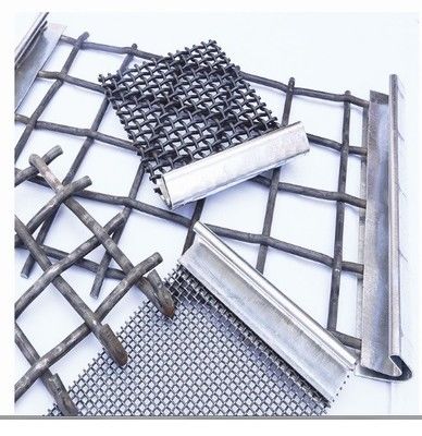Stainless Steel Wire Mesh Crimped Type BBQ Grill / Mine Screen 1-10mm Wire Gauge