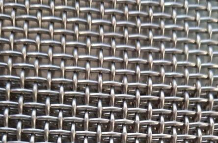 Steel Metal Mesh Crimped Screen Customized For Vibrating Stone / Gold Ore / Coal Mine