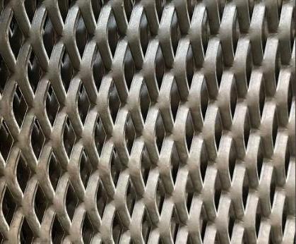 Tấm kim loại lưới nhôm giãn nở trang trí chống ăn mòn, dễ vận hành