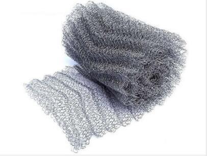 Lưới lọc đan móc nén dệt kim loại dạng phẳng / lượn sóng