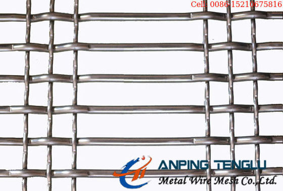 Lưới thép không gỉ 4mm SS306 Màu bạc sáng