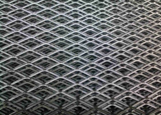Thép mạ kẽm mở rộng Cấu trúc lưới kim loại chắc chắn Thép cacbon thấp ISO