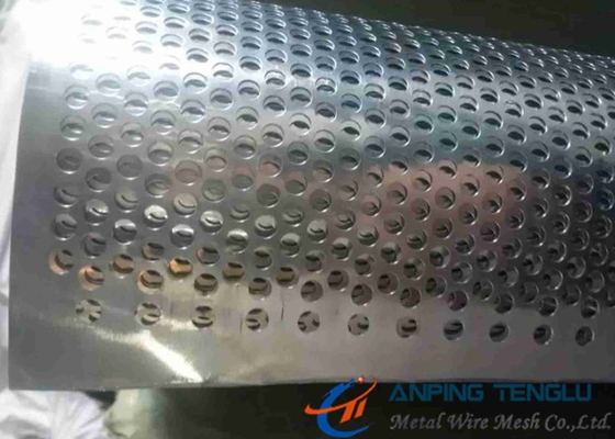 Chống mài mòn Lưới kim loại đục lỗ 0,5mm Thép không gỉ S30400