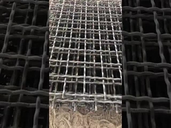 65mn Vibration Screen Mesh Panel 30m X 2m Đối với sàng lọc tập hợp